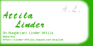 attila linder business card